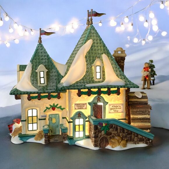 Dept 56 Elsie's Gingerbread North Pole Village Lighted Building - 1997 - Picture 1 of 11